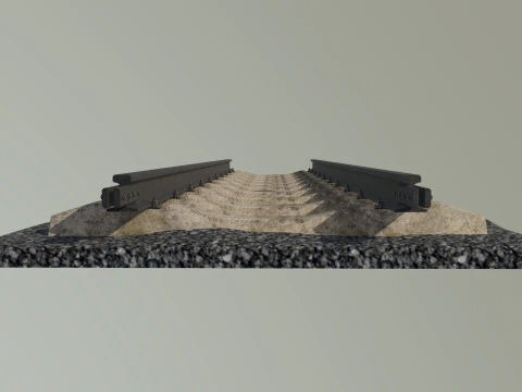 Railroad 3D Model