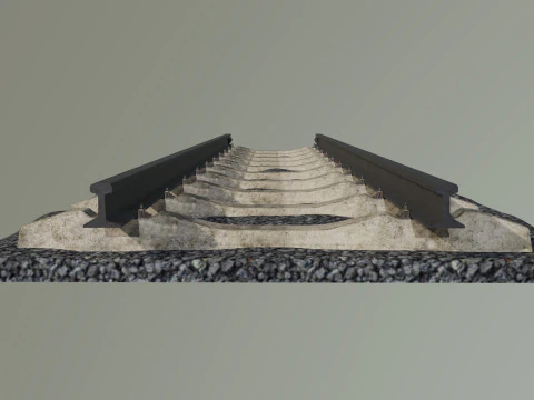 Railroad 3D Model