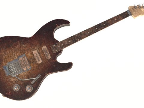 Electric old guitar Modelo 3D