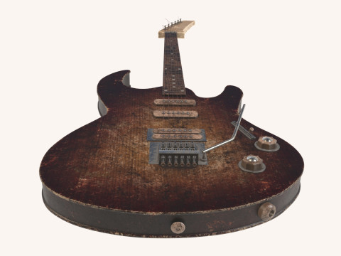 Electric old guitar Modelo 3D
