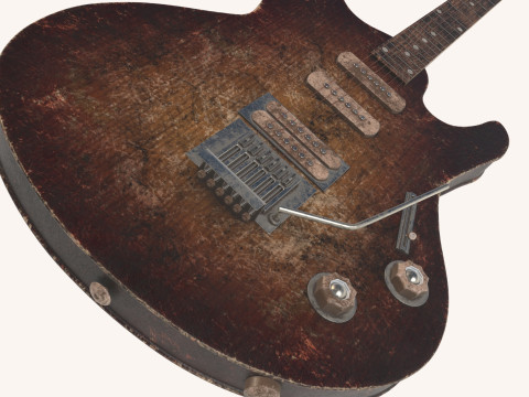Electric old guitar Modelo 3D