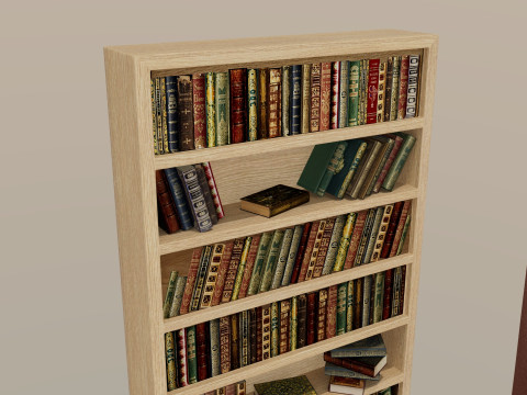 Bookshelf 3D 模型
