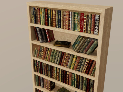 Bookshelf 3D 模型
