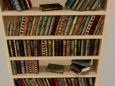 Bookshelf 3D 模型