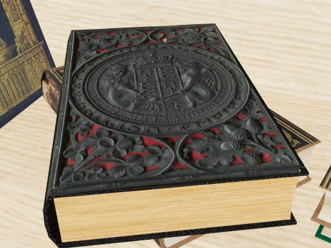 Bookshelf 3D Model