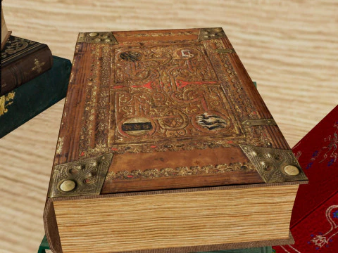 Bookshelf 3D Model