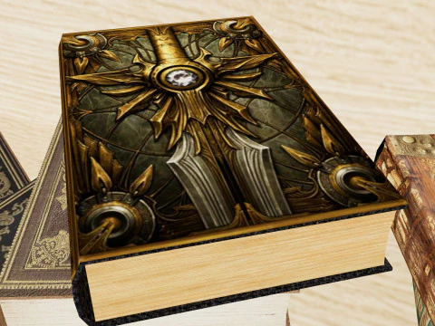 Bookshelf 3D Model