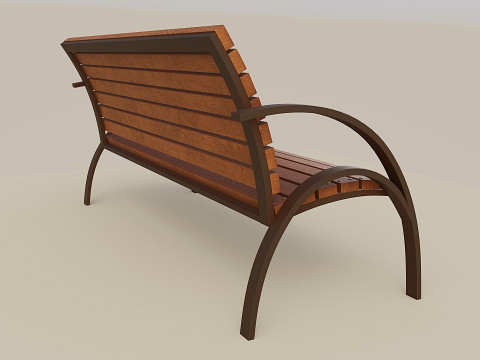 City bench 3D Model