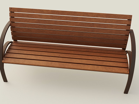 City bench 3D Model