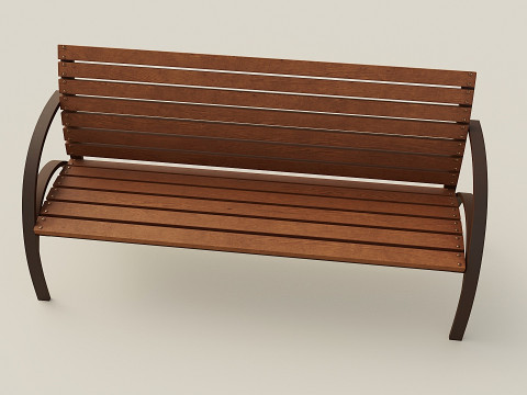 City bench 3D Model