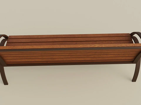 Panchina cittadina Modello 3D