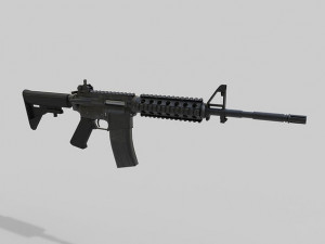 M4A1 Assault Rifle 3D 3D 모델