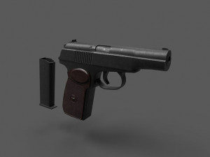 Pistolet - Download Free 3D model by kianu_blenderist