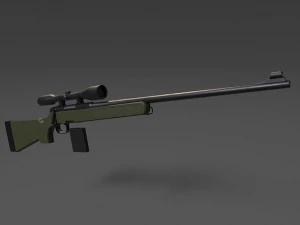 Sniper Rifle 3D 3D Model