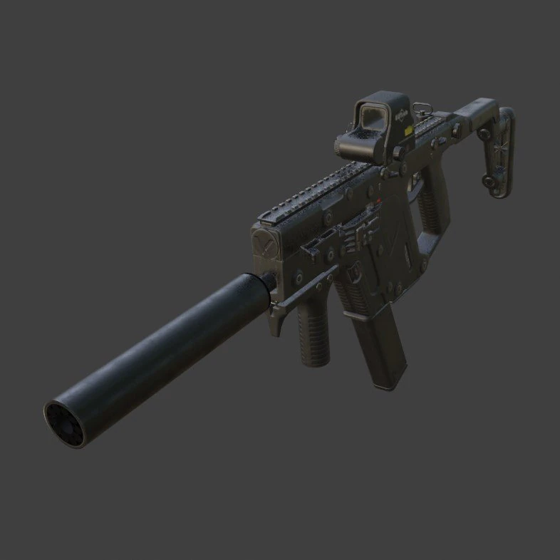 TDI Vector 3D 3D Model .c4d .max .obj .3ds .fbx .stl .blend 