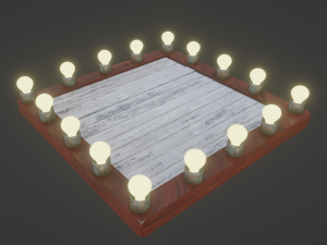 Light Show BillBoard 3D Model
