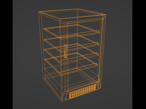 Beverages Refrigerator 3D 模型