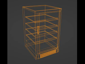 Beverages Refrigerator 3D Model