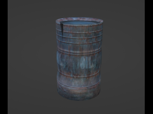 Oil Barrel 3D-Modell