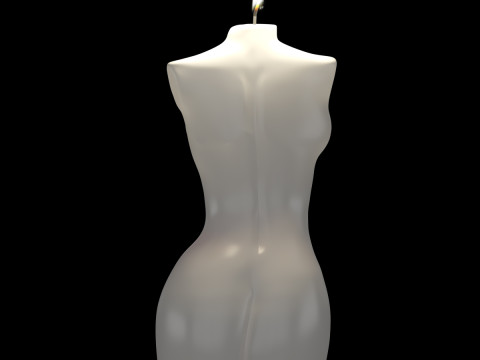 Aphrodite candle M-4473-L 3D Model