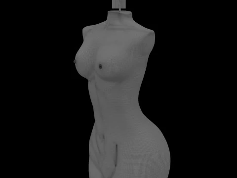Aphrodite candle M-4473-L 3D Model