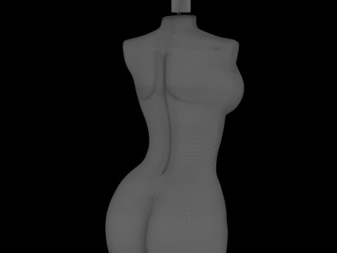Aphrodite candle M-4473-L 3D Model
