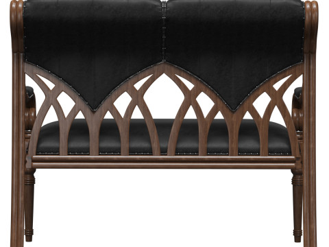 A leather sofa is Albion 3D-Modell