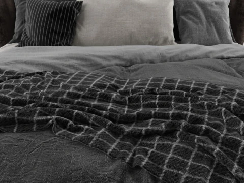 Кровать 3D Модель