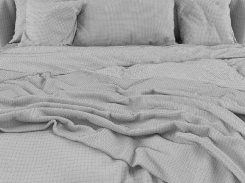 Кровать 3D Модель