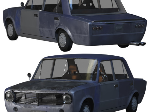 VAZ 2101 3D Model