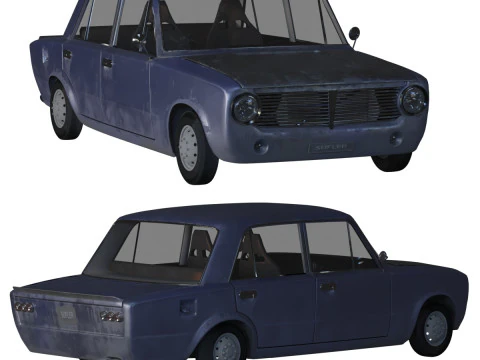 ВАЗ 2101 3D Модель