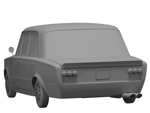 ВАЗ 2101 3D Модель