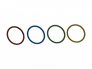 Silicone Braided Wristband 3D Print Model