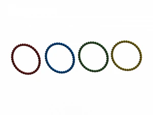 Pulseira tran&ccedil;ada de silicone Modelo de Impressão 3D