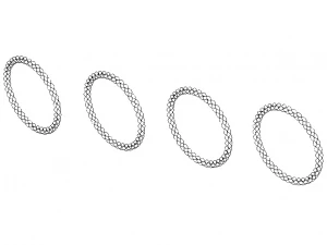 Silicone Braided Wristband 3D Print Model