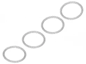 Silicone Braided Wristband 3D Print Model
