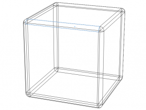 Wireframe Shape Cube 3D 打印模型