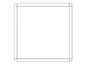 Wireframe Shape Cube 3D 打印模型