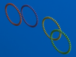 Elastic Coil Plastic Wristbands 3D 프린트 모델