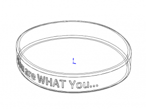 Classic Silicone Wristband Modelo de impresión 3D