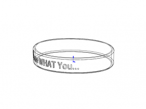 Classic Silicone Wristband Modelo de impresión 3D
