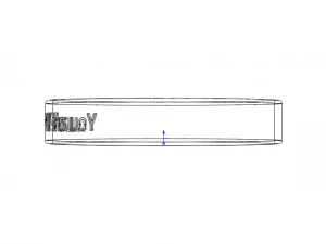 Classic Silicone Wristband 3D Print Model
