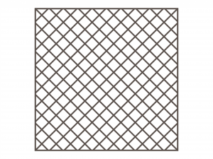 Plastic Mosaic Tile Sheet 300mm X 300mm Modello di stampa 3D