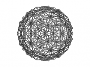 Wireframe Shape Triangulated Ball 3D-Druckmodell