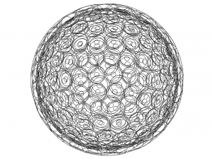 Wireframe Shape Small Ball 3D Print Model