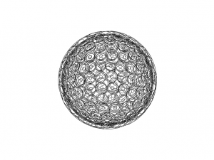 Wireframe Shape Small Ball 3D Print Model