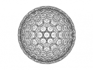 Wireframe Shape Small Ball 3D Print Model