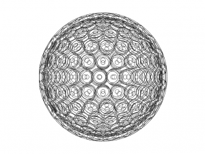 Wireframe Shape Small Ball 3D Print Model