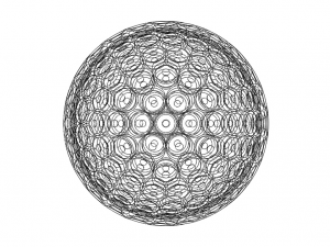 Wireframe Shape Small Ball 3D Print Model