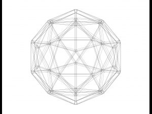 Wireframe Shape Pentakis Dodecahedron Modelo de impresión 3D